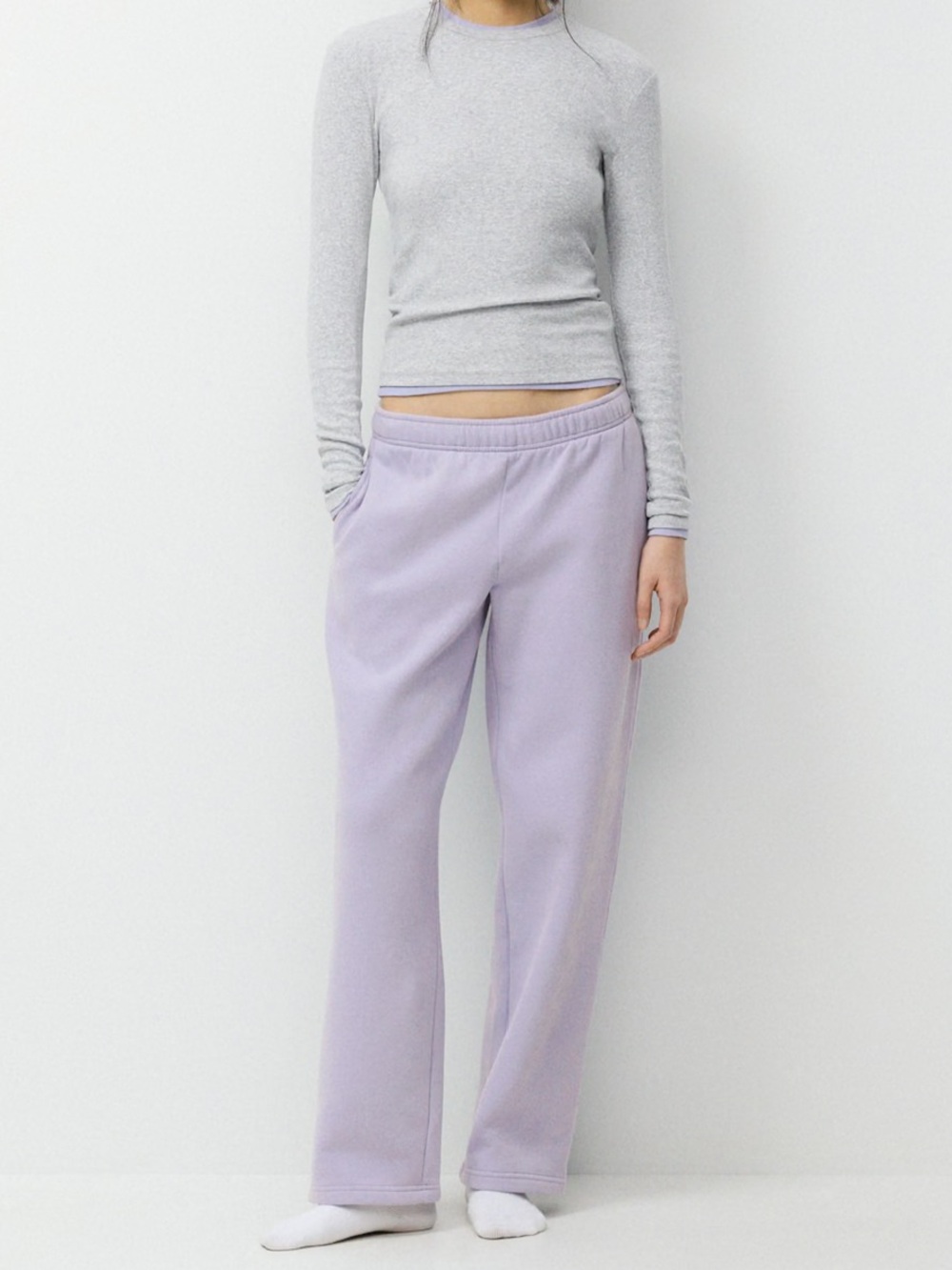 Aritzia Cozy Sweatfleece Mega Straight™ Sweatpant Women’s S Light Lavendar